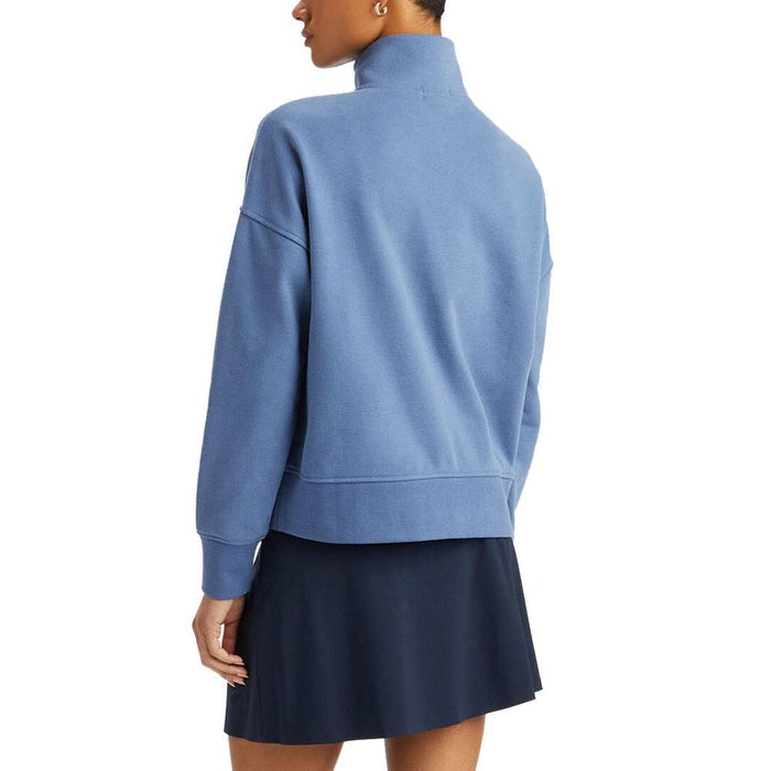 Gfore Girls Too French Terry Quarter Zip Boxy Golf Pullover Slate - FA23 Women