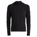 Gfore Hooded Luxe Quarter Zip Mid Layer Golf Jacket Onyx - 23