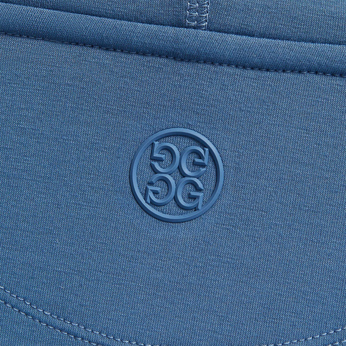 Gfore Hooded Luxe Quarter Zip Mid Layer Golf Jacket Slate - FA23