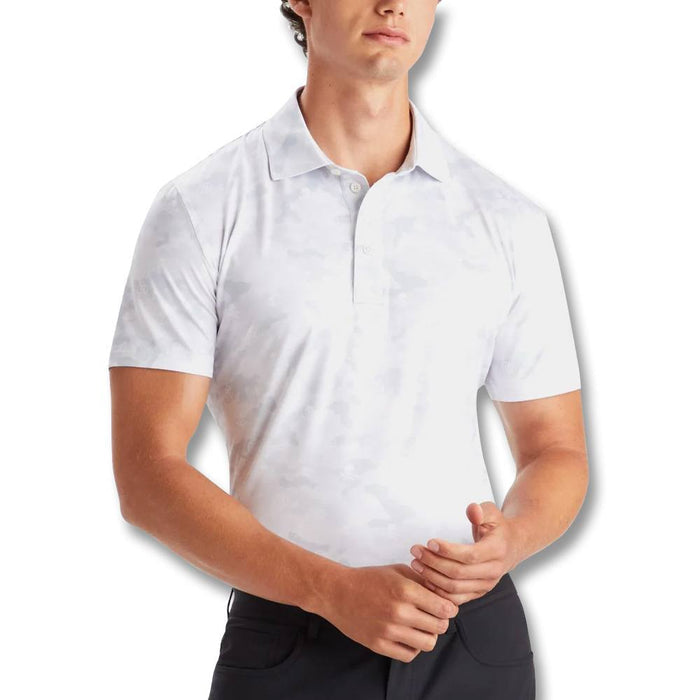 Gfore Icon Camo Tech Jersey Golf Polo Snow - 23 Men
