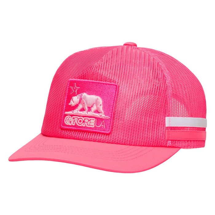 Gfore LA 360 Mesh Trucker Golf Cap Knockout Pink - SP26 Women