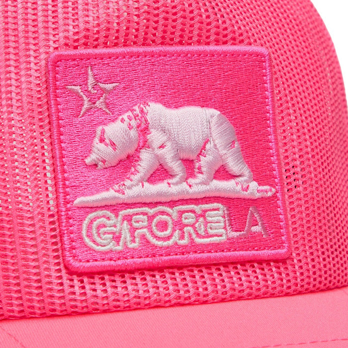 Gfore LA 360 Mesh Trucker Golf Cap Knockout Pink - SP26 Women