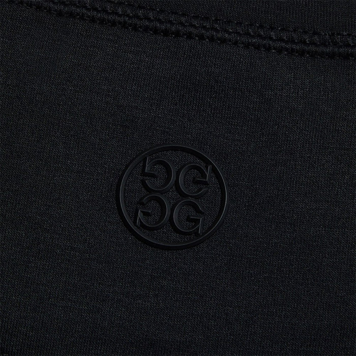 Gfore Luxe Crewneck Mid Layer Golf Sweater Onyx - SP24