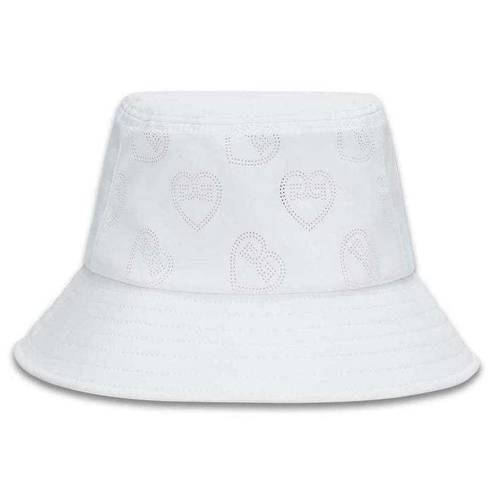 Gfore Pray For Birdies Perforated Featherweight Tech Golf Bucket Hat Snow - FA24 Women