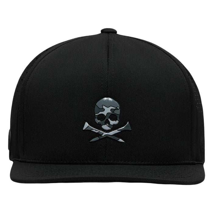 Gfore Skull & Tees Perforated Delta Golf Cap Onyx - SP26 Men