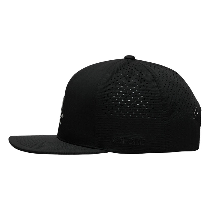 Gfore Skull & Tees Perforated Delta Golf Cap Onyx - SP26 Men