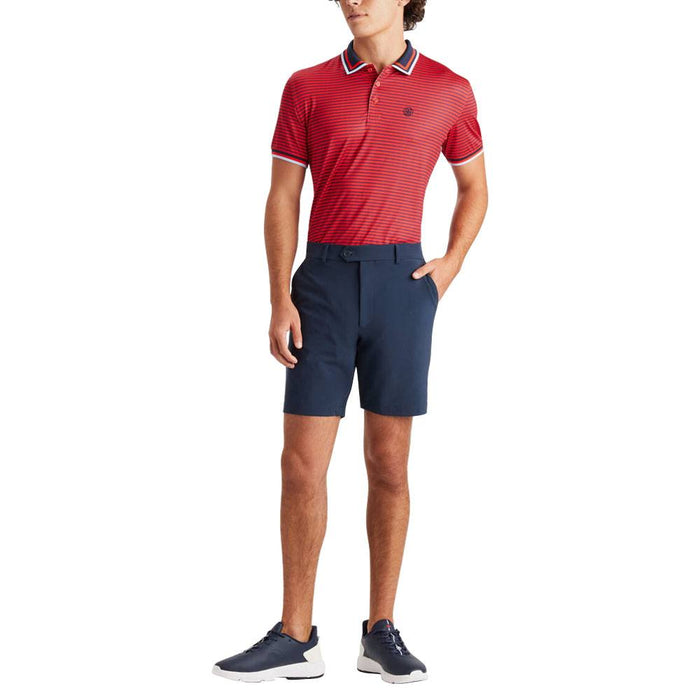 Gfore Skull & T's 3D Tech Jersey Golf Polo Poppy - 23 Men