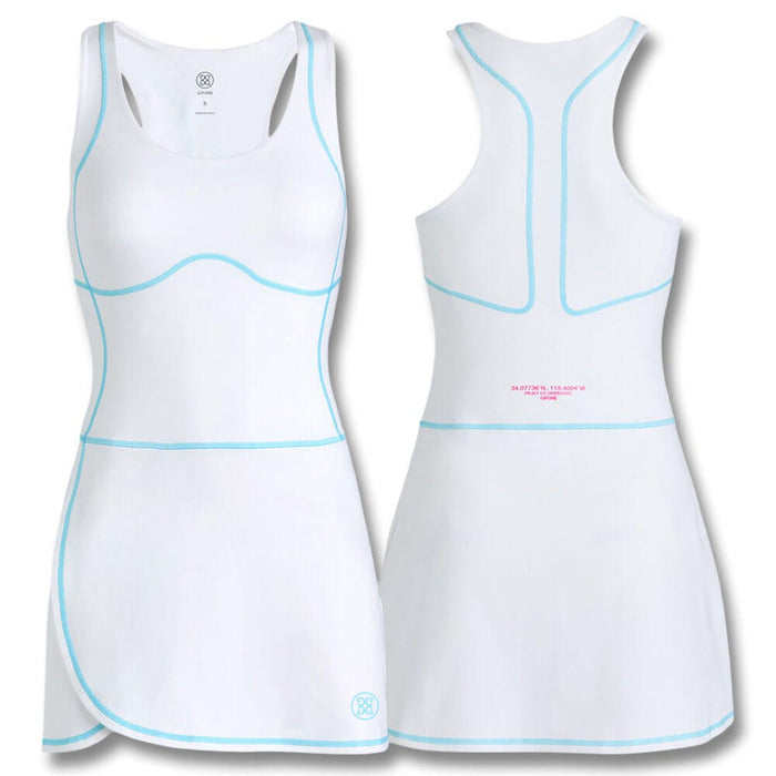 Gfore Soft Tech QRT Golf Dress (with Gfore Emblem) Snow - FA25 Women