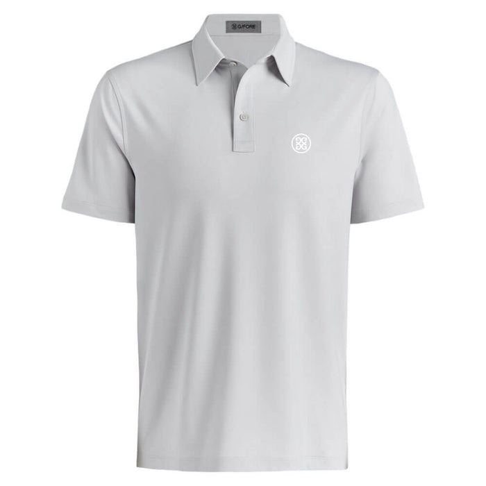 Gfore Solid Tech Jersey Golf Polo (with Gfore Emblem) Nimbus - SP26 Men