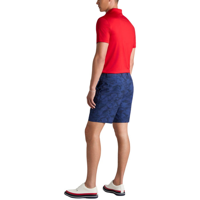 Gfore Solid Tech Jersey Golf Polo (with Gfore Emblem) Ruby - SP26 Men