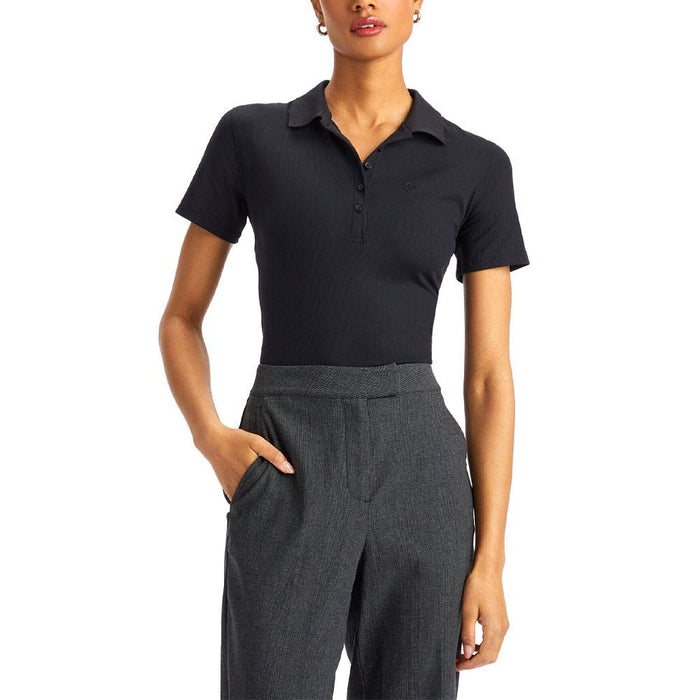 Gfore Tech Nylon Rib Golf Polo Onyx - 23 Women