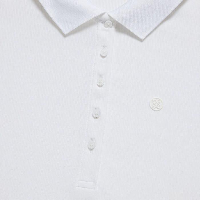 Gfore Tech Nylon Rib Golf Polo Snow - 23 Women