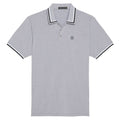Gfore Tux Rib Collar Tech Jersey Golf Polo Heather Gray - 23 Men