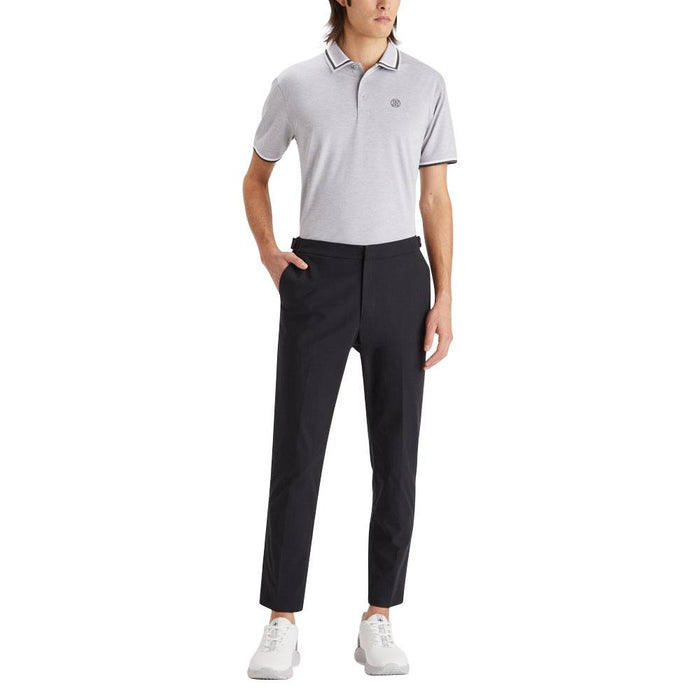 Gfore Tux Rib Collar Tech Jersey Golf Polo Heather Gray - 23 Men