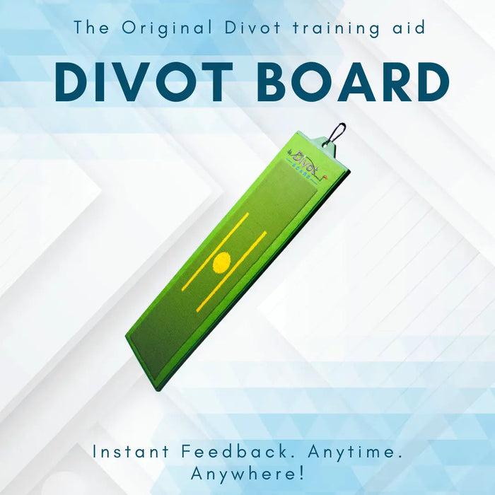 Golf Training Aid The Divot Board - Patented Swing Path Trainer