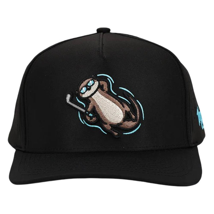 Golfio - Waggle Golf Otter Nonsense Golf Cap Black - 26 Men