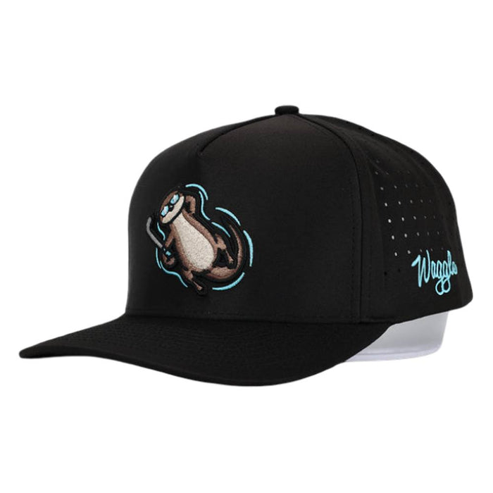 Golfio - Waggle Golf Otter Nonsense Golf Cap Black - 26 Men