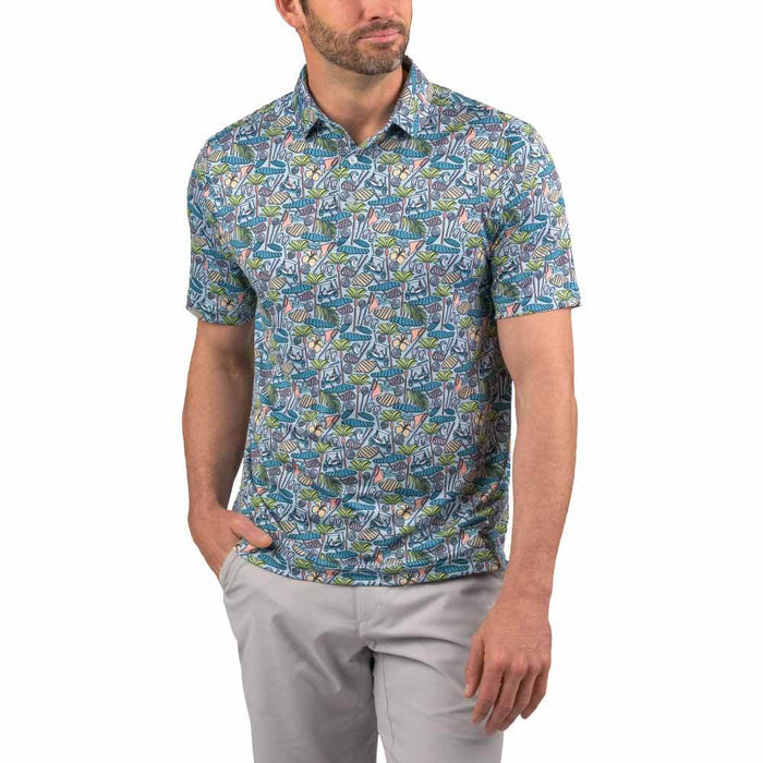 GoodGood Golf Beachside Golf Polo Sky Blue - SU26 Men