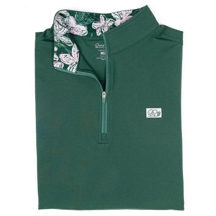 GoodGood Golf Blades Q-Zip Golf Pullover Sunday Green - SP24