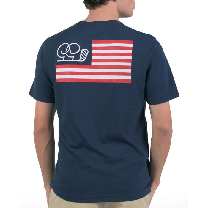 GoodGood Golf Captain Golf T-Shirt Navy - FA26 Men