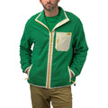 GoodGood Golf Drain It Fleece Full Zip Golf Jacket Green - 26 Men