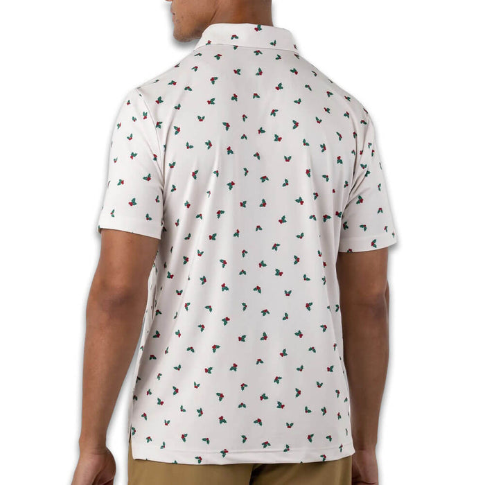 GoodGood Golf Holly Jolly Golf Polo Beige - FW25 Men