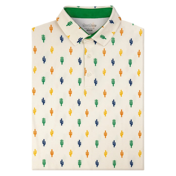 GoodGood Golf Icon Golf Polo Sand/Cactus - 26 Men