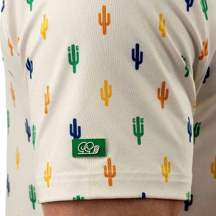 GoodGood Golf Icon Golf Polo Sand/Cactus - 26 Men