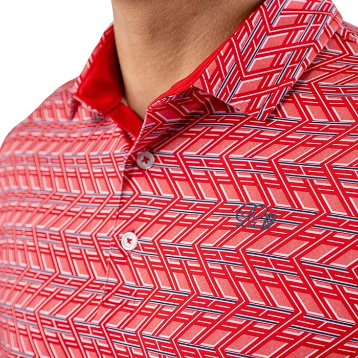 GoodGood Golf Impact Golf Polo Red - FA25 Men