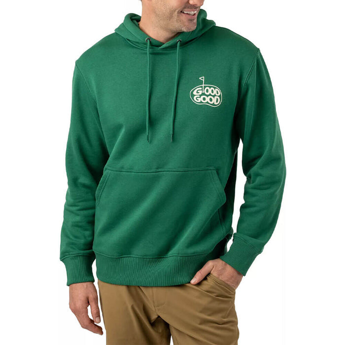 GoodGood Golf Over There Fleece Golf Hoodie Green - FW25 Men