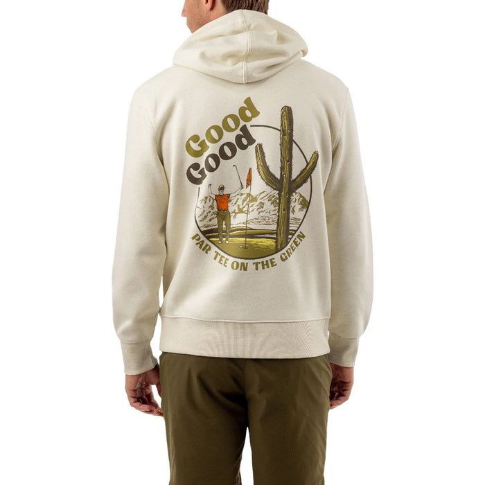GoodGood Golf Par Tee On The Beige Fleece Golf Hoodie Beige - 26 Men