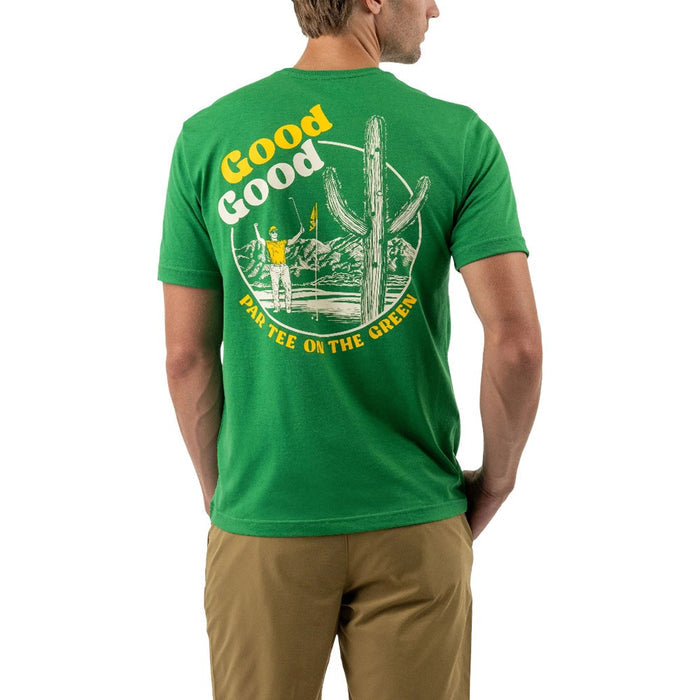 GoodGood Golf Par Tee On The Green Golf T-Shirt Green - 26 Men