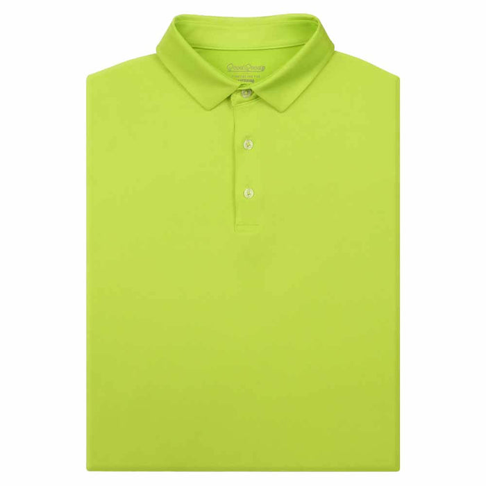 GoodGood Golf Poa Golf Polo Lime Green - SU26 Men
