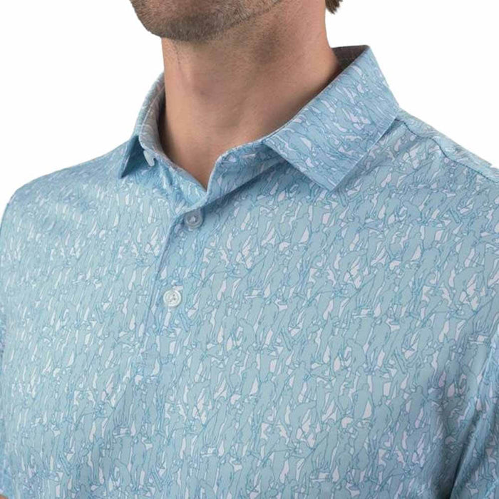 GoodGood Golf Rad Rainmaker Golf Polo Teal - SU26 Men