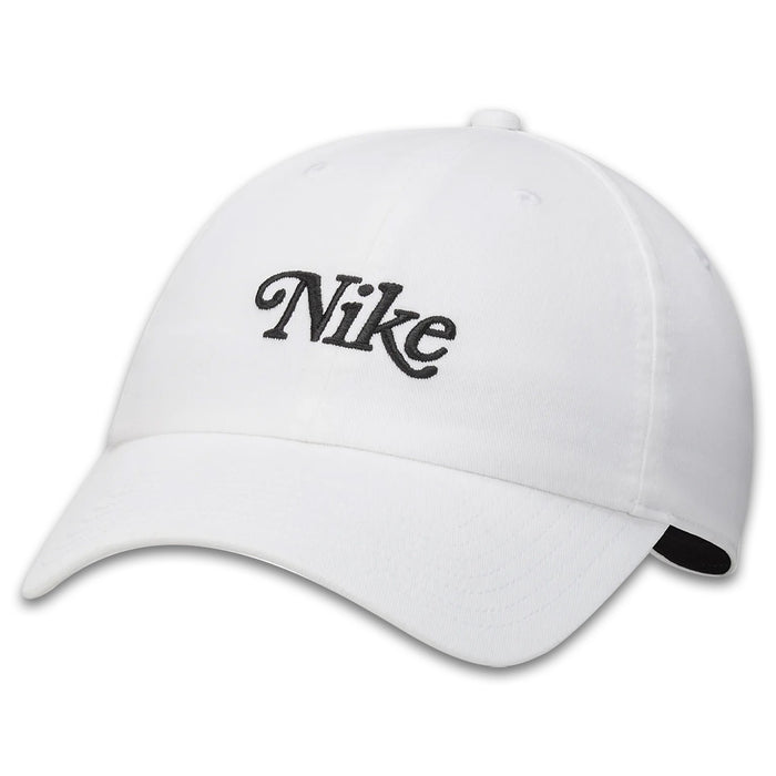 Nike Heritage86 Washed Solid Golf Cap Summit White/Black - 23 Men