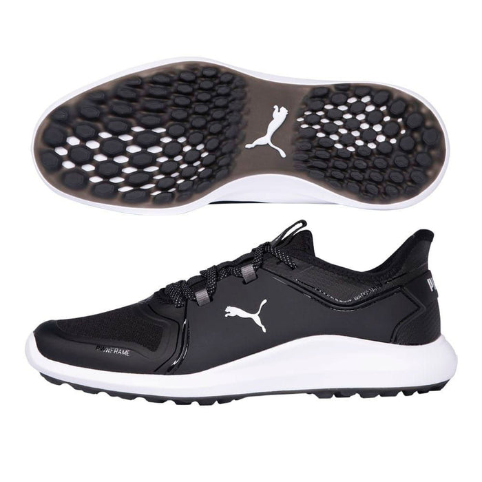 PUMA Ignite Fasten8 Spikeless Golf Shoes Black/Silver/White - 21 Men