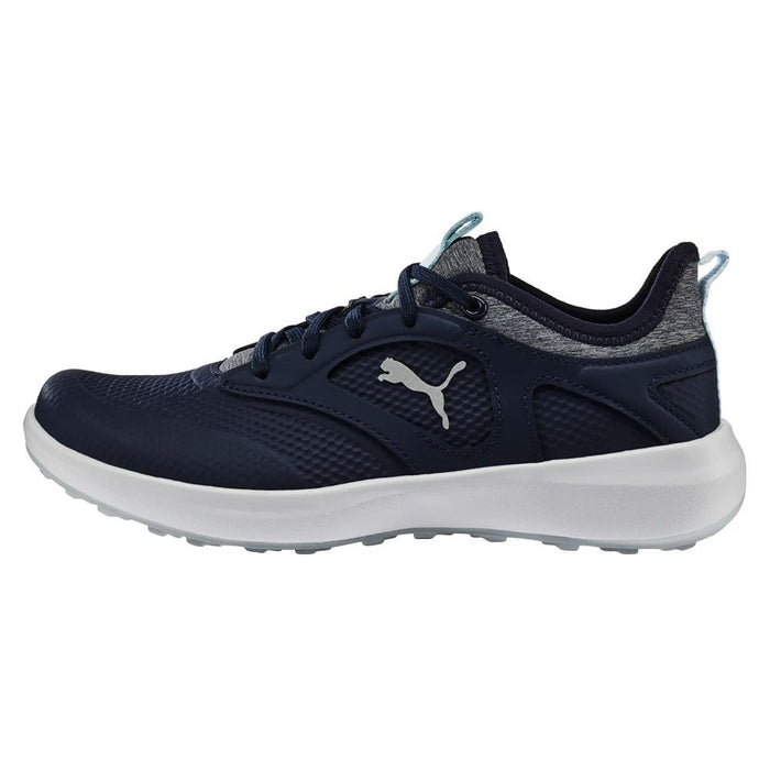 PUMA Ignite Malibu Spikeless Golf Shoes Navy/Icy Blue/White - 24 Women