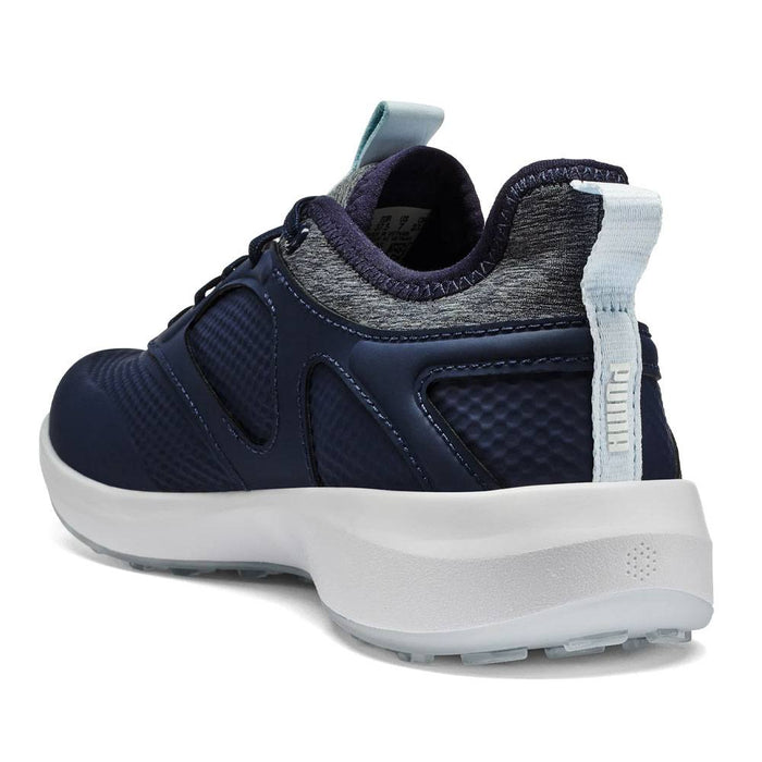 PUMA Ignite Malibu Spikeless Golf Shoes Navy/Icy Blue/White - 24 Women