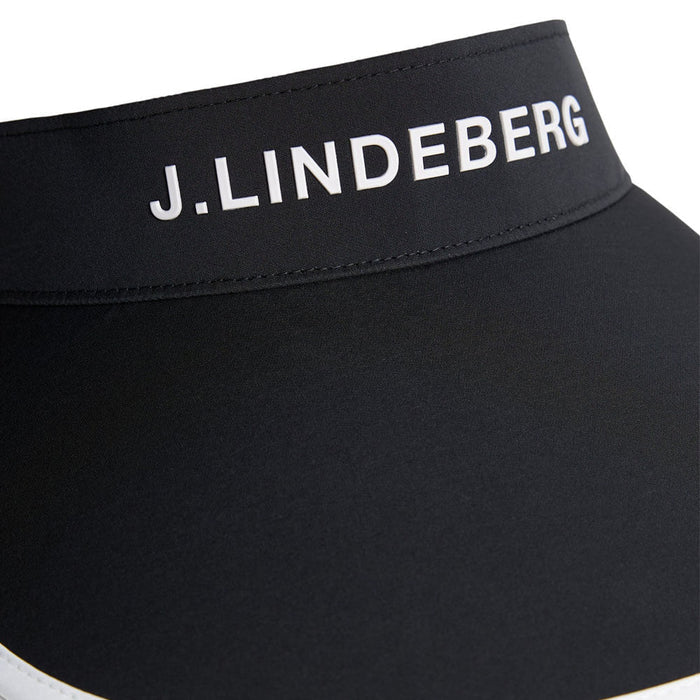 J.Lindeberg Alba Big Golf Visor Black - FW25 Women