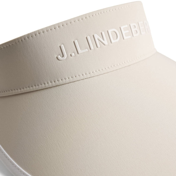 J.Lindeberg Alba Big Golf Visor Moonbeam - FW25 Women