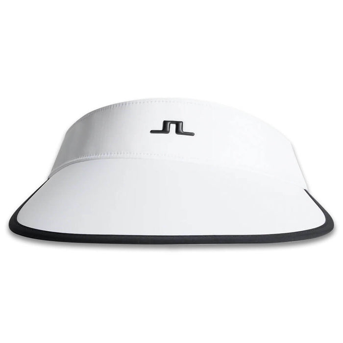 J.Lindeberg Alba Big Golf Visor White - SS25 Women