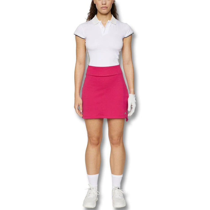 J.Lindeberg Ana Hybrid Knit Golf Polo White - SH25 Women