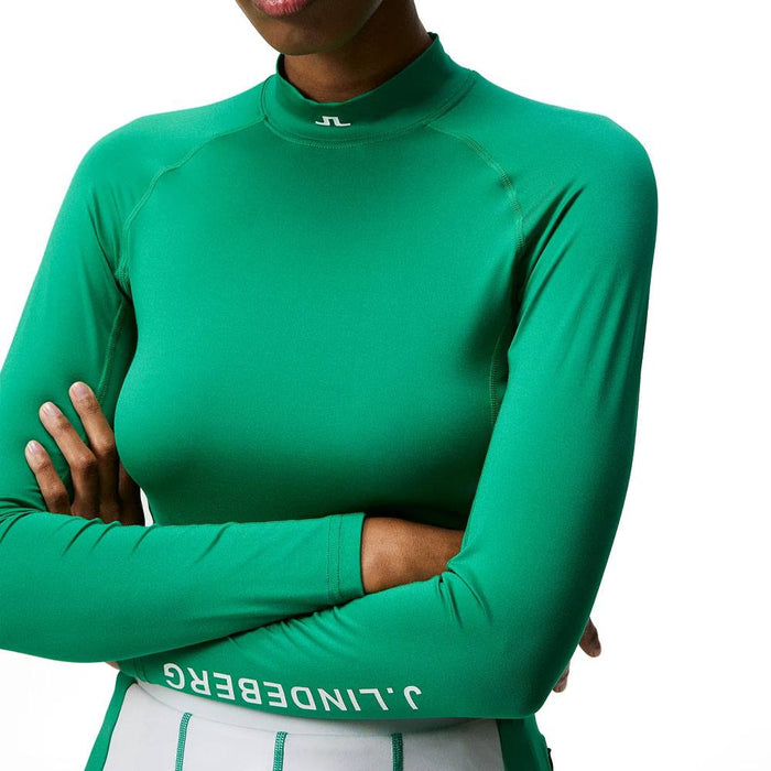 J.Lindeberg Asa Soft Compression Top SS Golf Baselayer Bosphorus - 23 Women