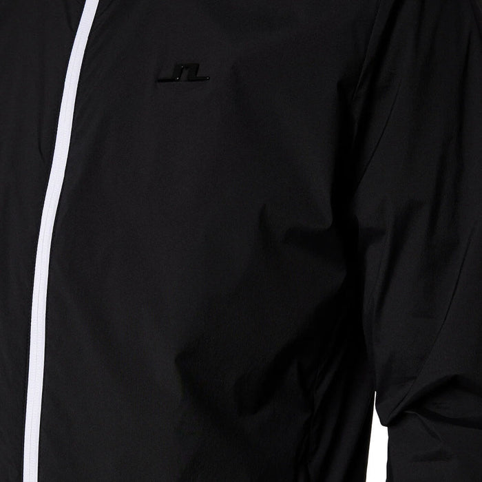 J.Lindeberg Ash Light Packable Golf Jacket Black - SS25 Men