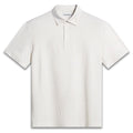 J.Lindeberg Bala Print Golf Polo Bias Bridge White Moonbeam S - SH26 Men