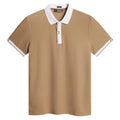 J.Lindeberg Bay Slim Fit Golf Polo Tigers Eye - SS25 Men