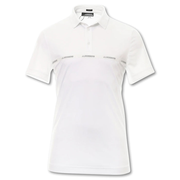 J.Lindeberg Chad Regular Fit Golf Polo White - 23 Men