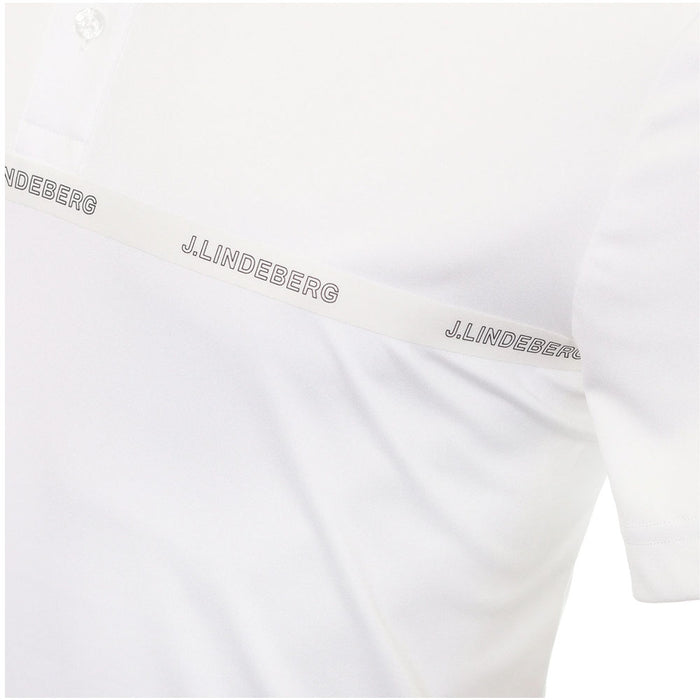 J.Lindeberg Chad Regular Fit Golf Polo White - 23 Men