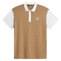 J.Lindeberg Club House Loose Fit Golf Polo Tiger Eye - SS25 Men