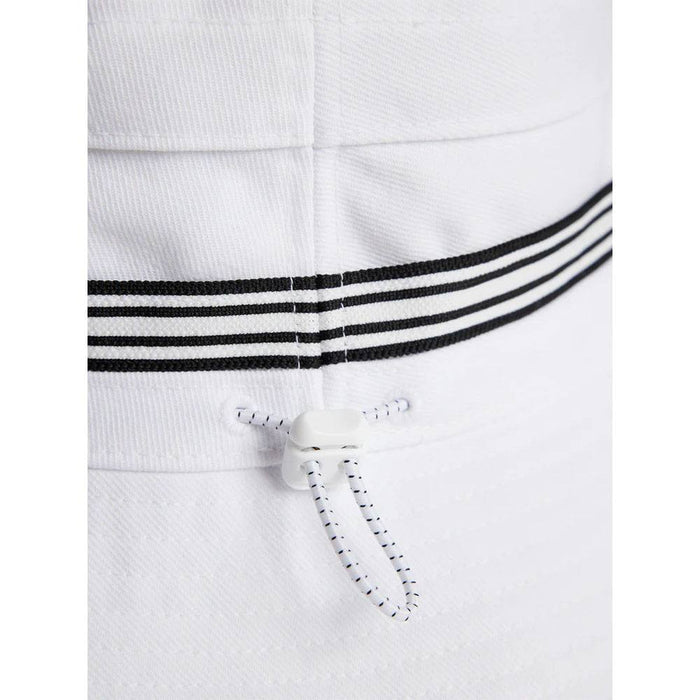 J.Lindeberg Denver Stripe Golf Bucket Hat White - 23 Men